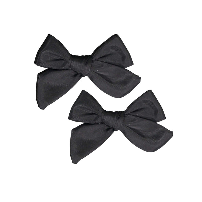 SATIN CLIP SET - KNOT Hairbands