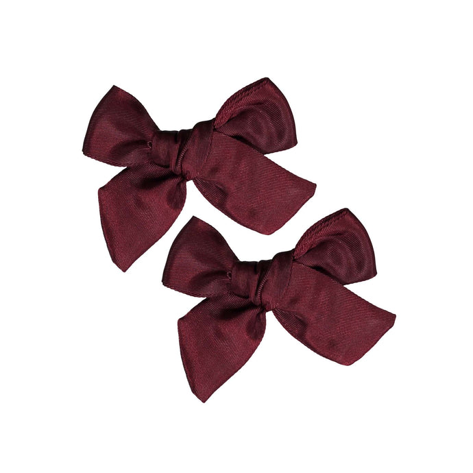 SATIN CLIP SET - KNOT Hairbands