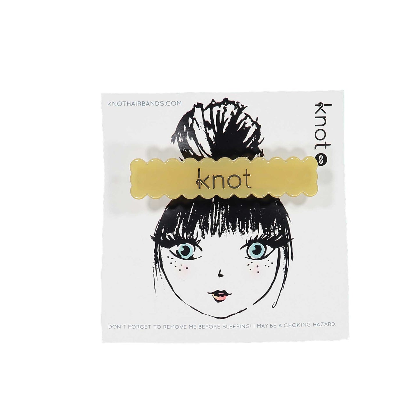 SCALLOPED BARRETTE - KNOT Hairbands