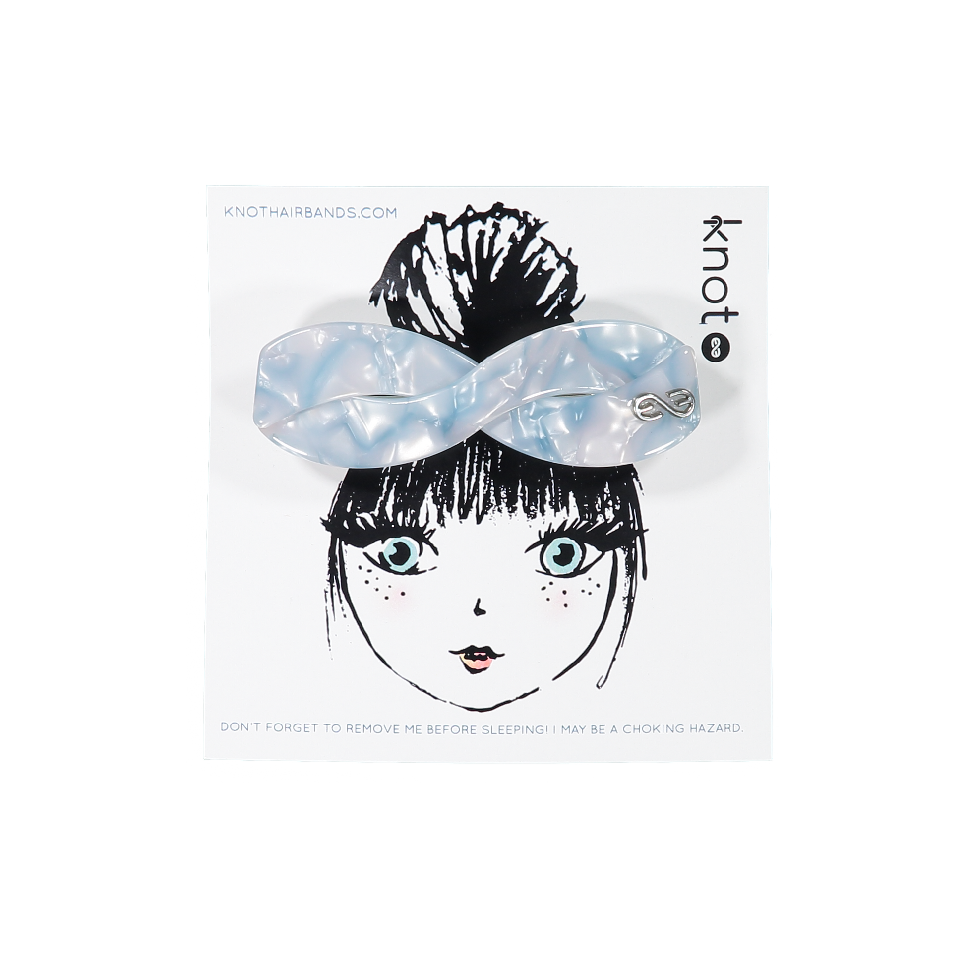 SEAGLASS BARRETTE - KNOT Hairbands