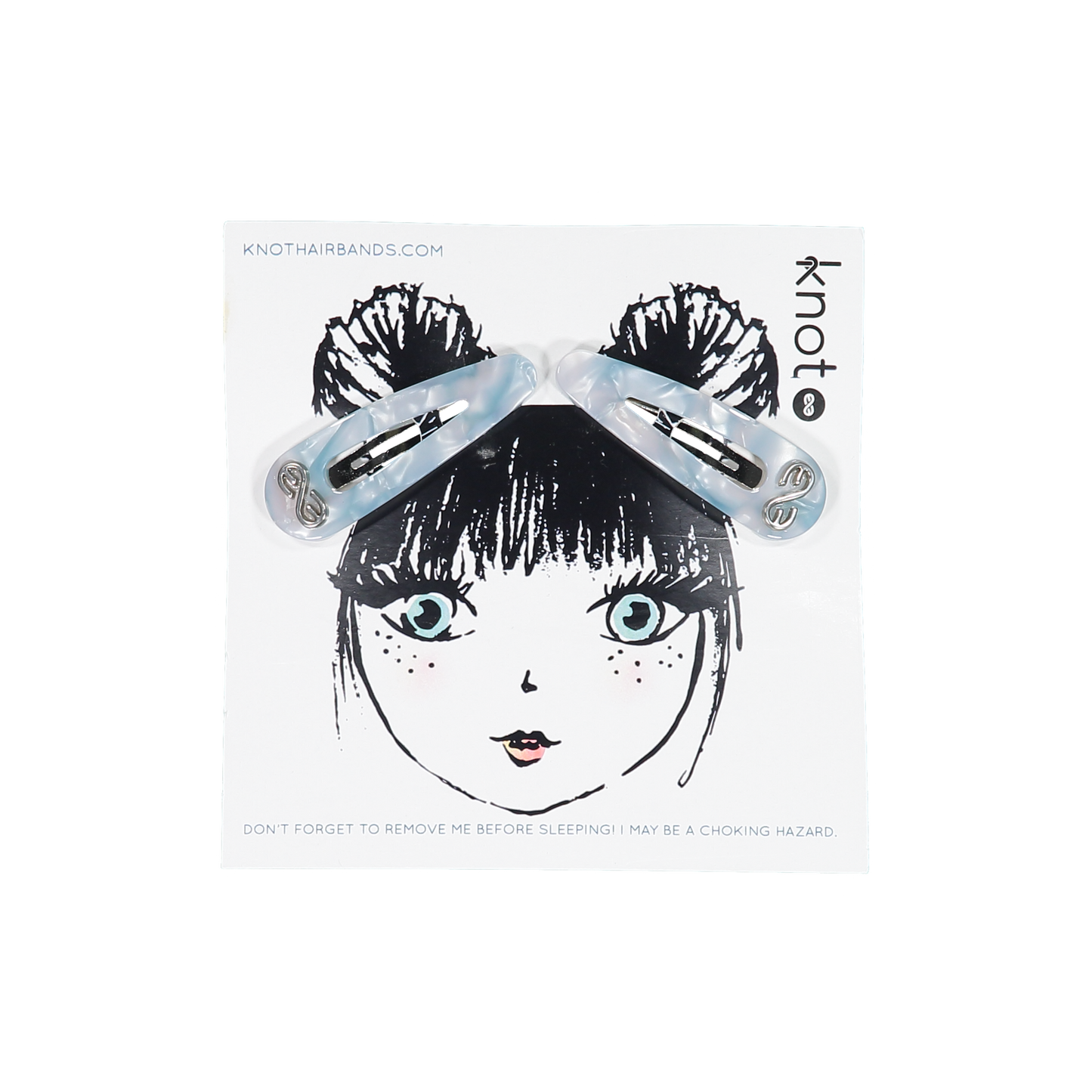 SEAGLASS CLIP SET - KNOT Hairbands