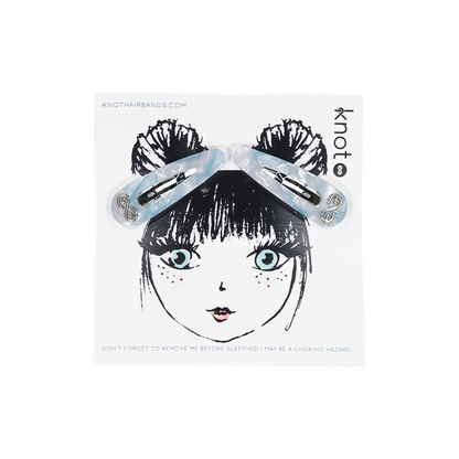 SEAGLASS CLIP SET - KNOT Hairbands