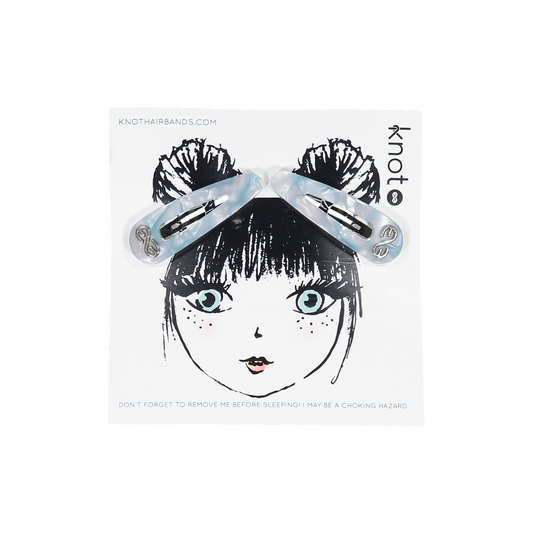 SEAGLASS CLIP SET - KNOT Hairbands