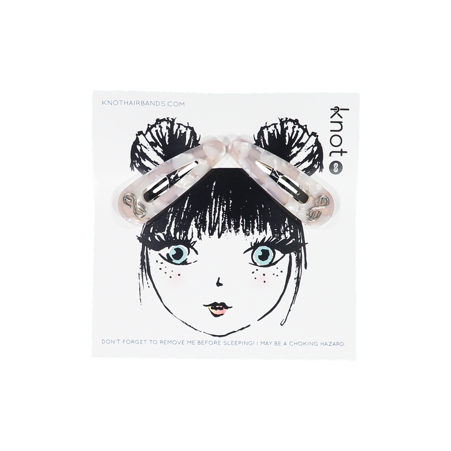 SEAGLASS CLIP SET - KNOT Hairbands