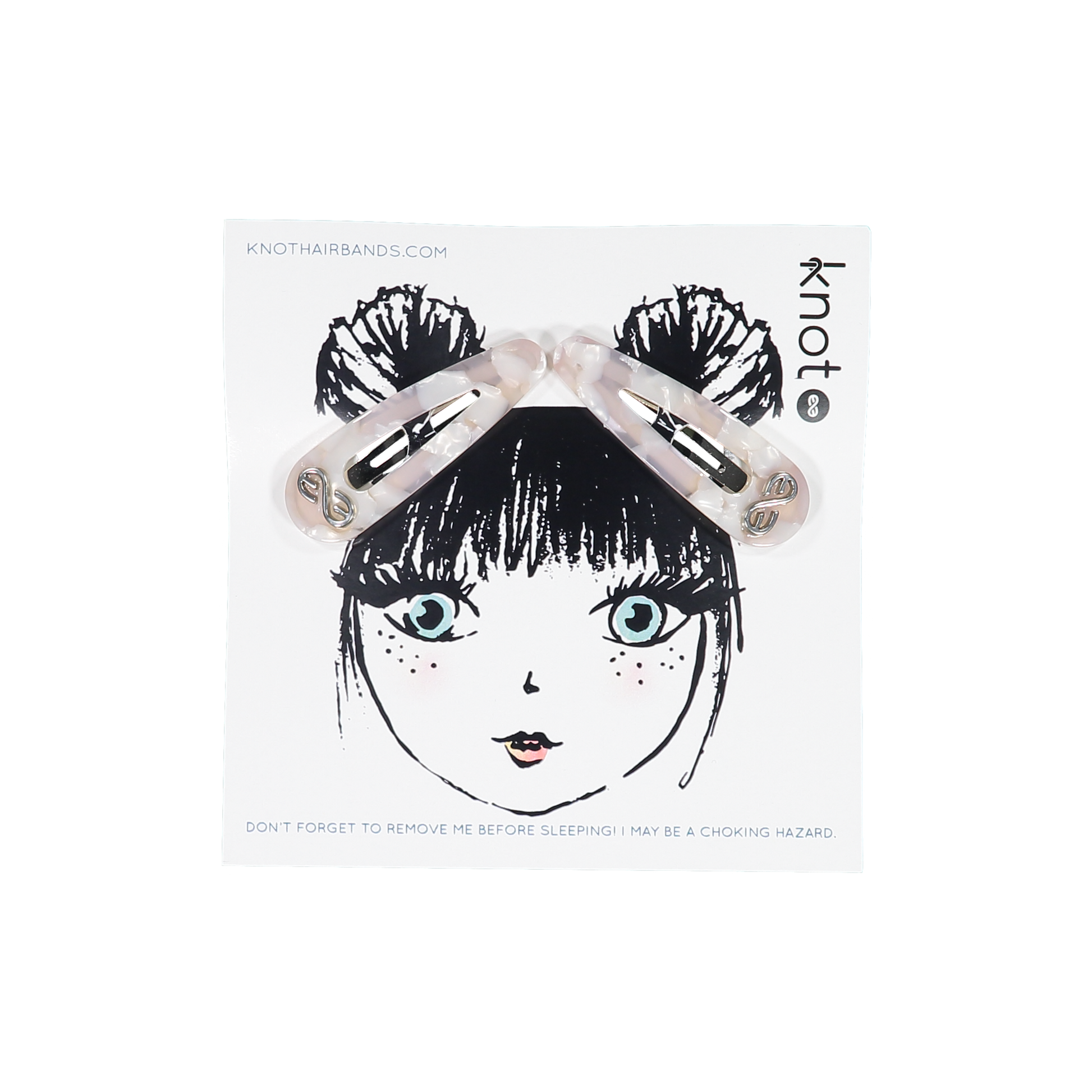 SEAGLASS CLIP SET - KNOT Hairbands