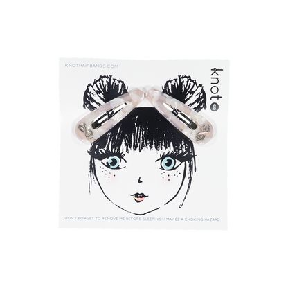 SEAGLASS CLIP SET - KNOT Hairbands