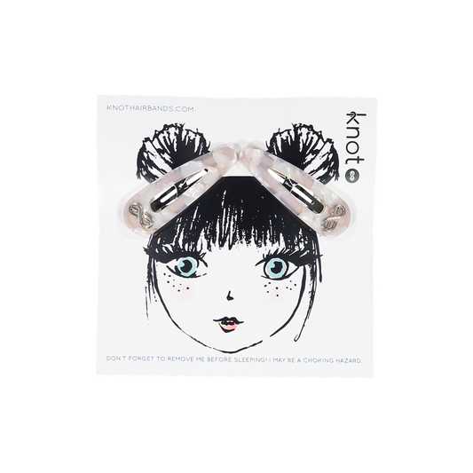 SEAGLASS CLIP SET - KNOT Hairbands