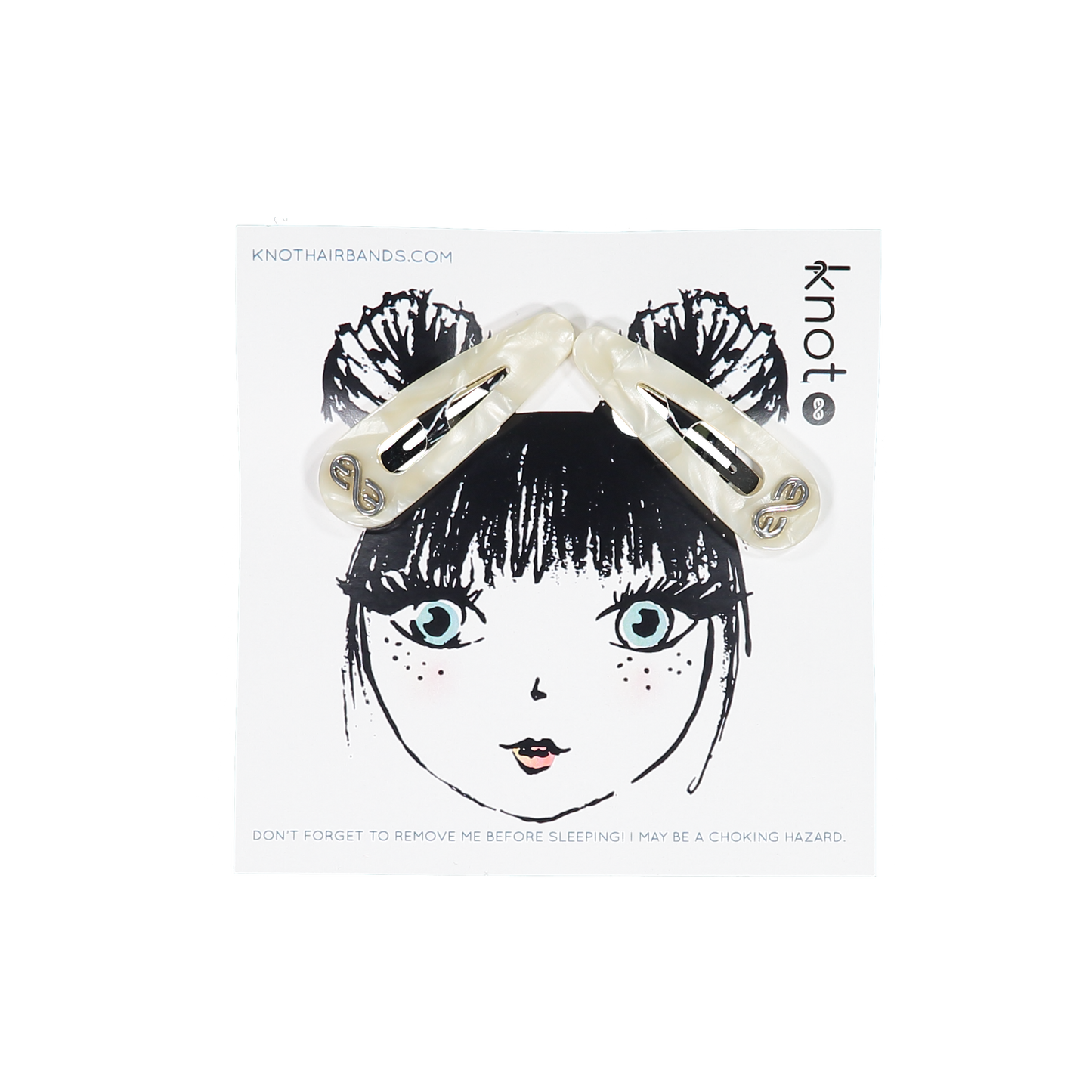 SEAGLASS CLIP SET - KNOT Hairbands