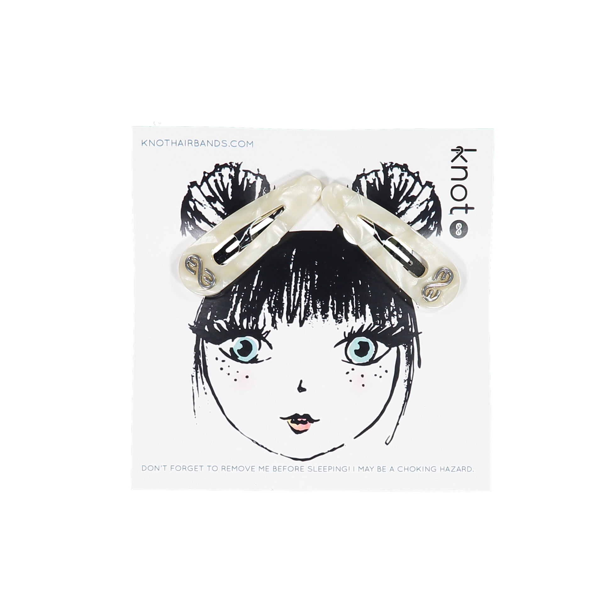 SEAGLASS CLIP SET - KNOT Hairbands