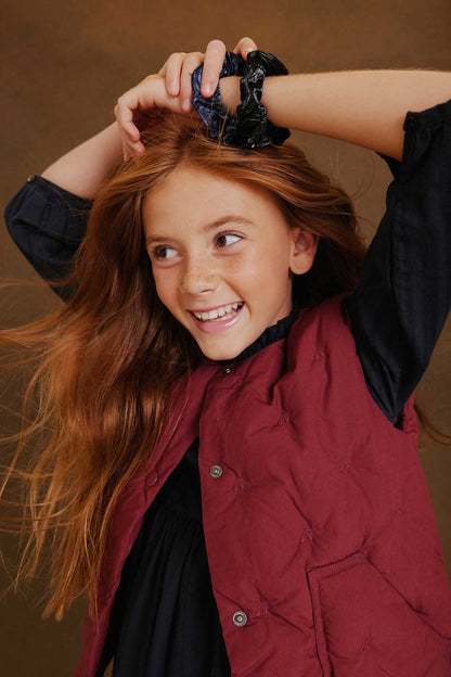 LEATHERED PETITE SCRUNCHIE 2 PACK AW23 - KNOT Hairbands