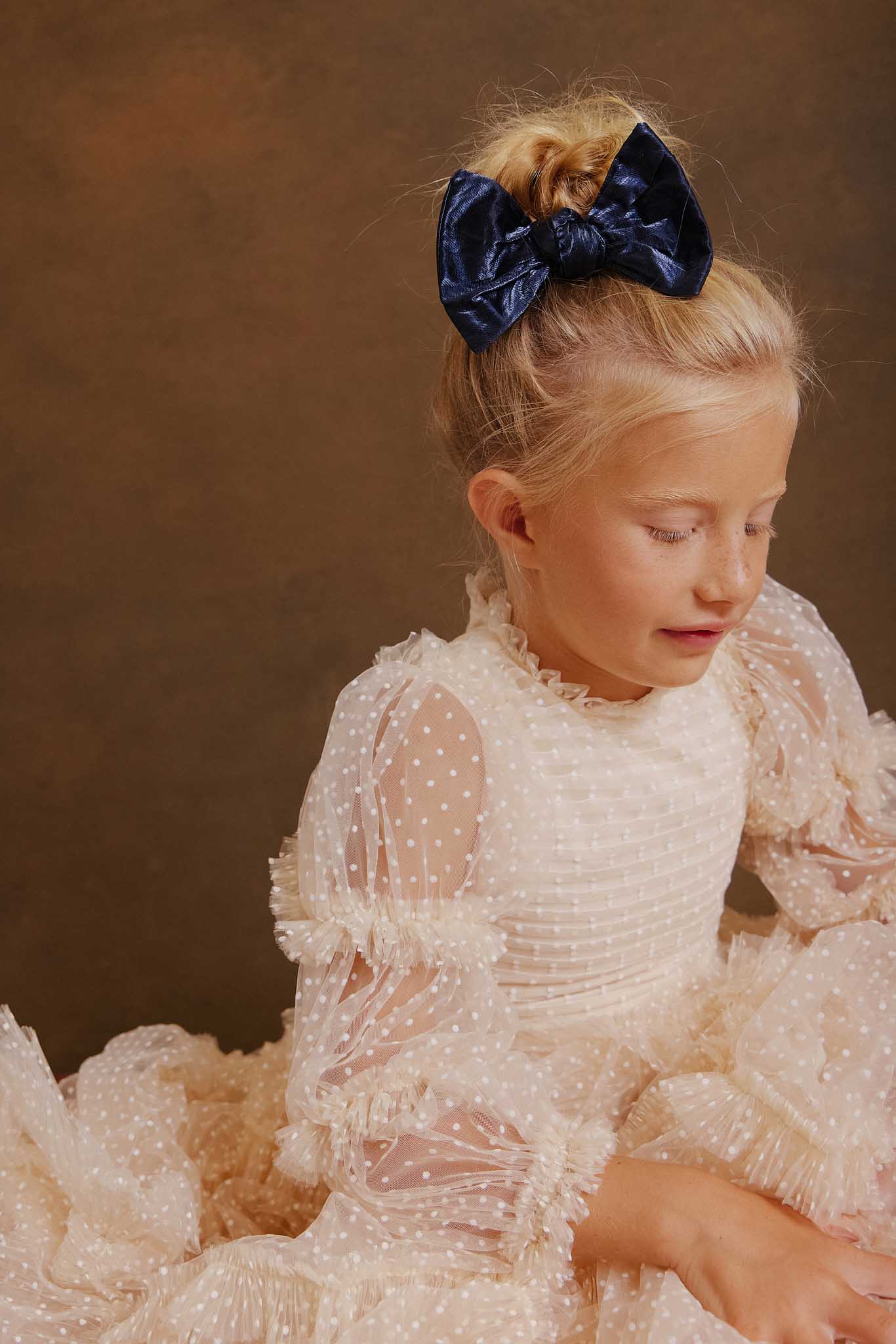 LEATHERED BOW CLIP AW23 - KNOT Hairbands