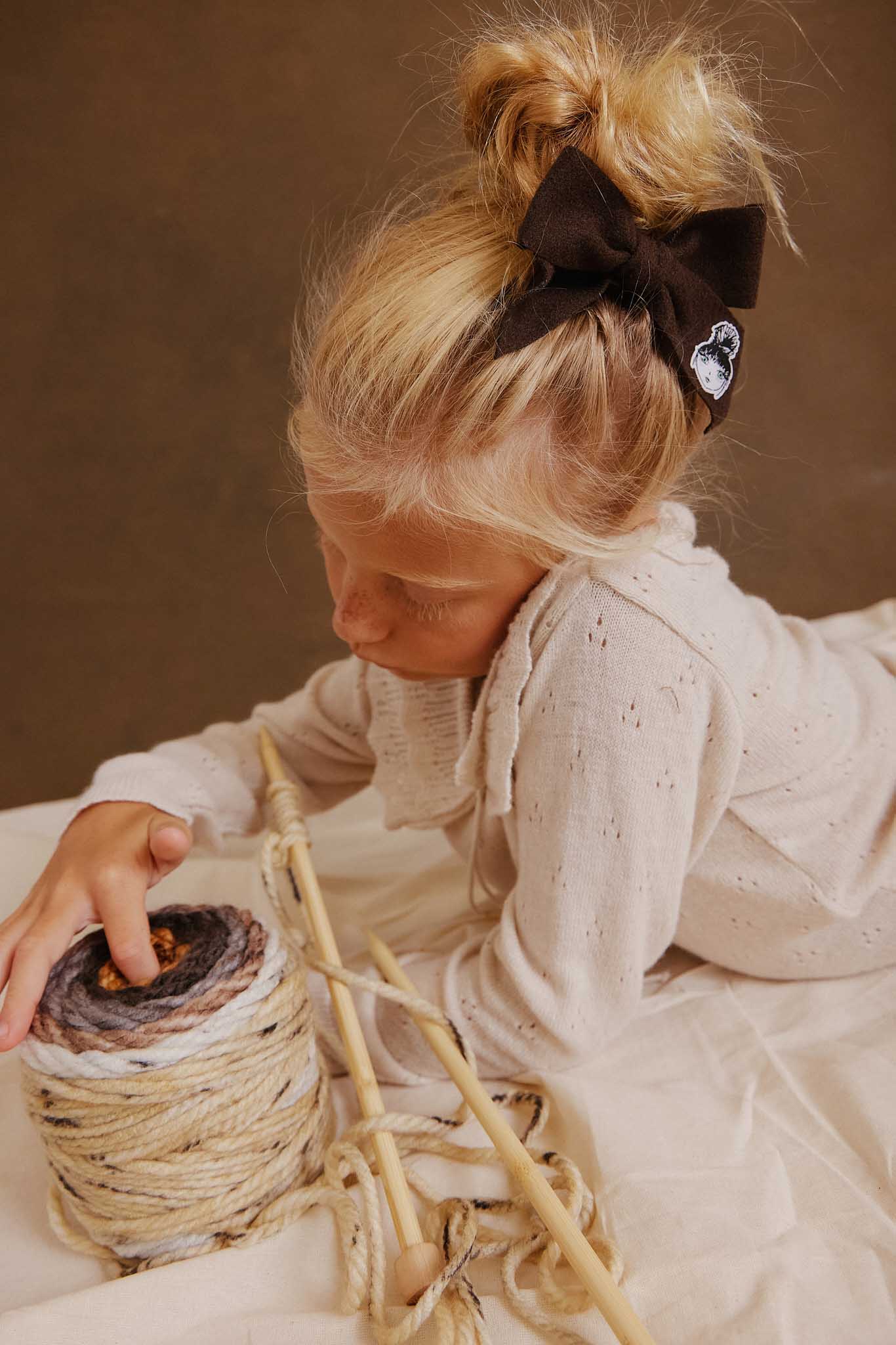 WOOL BOW CLIP AW23 - KNOT Hairbands