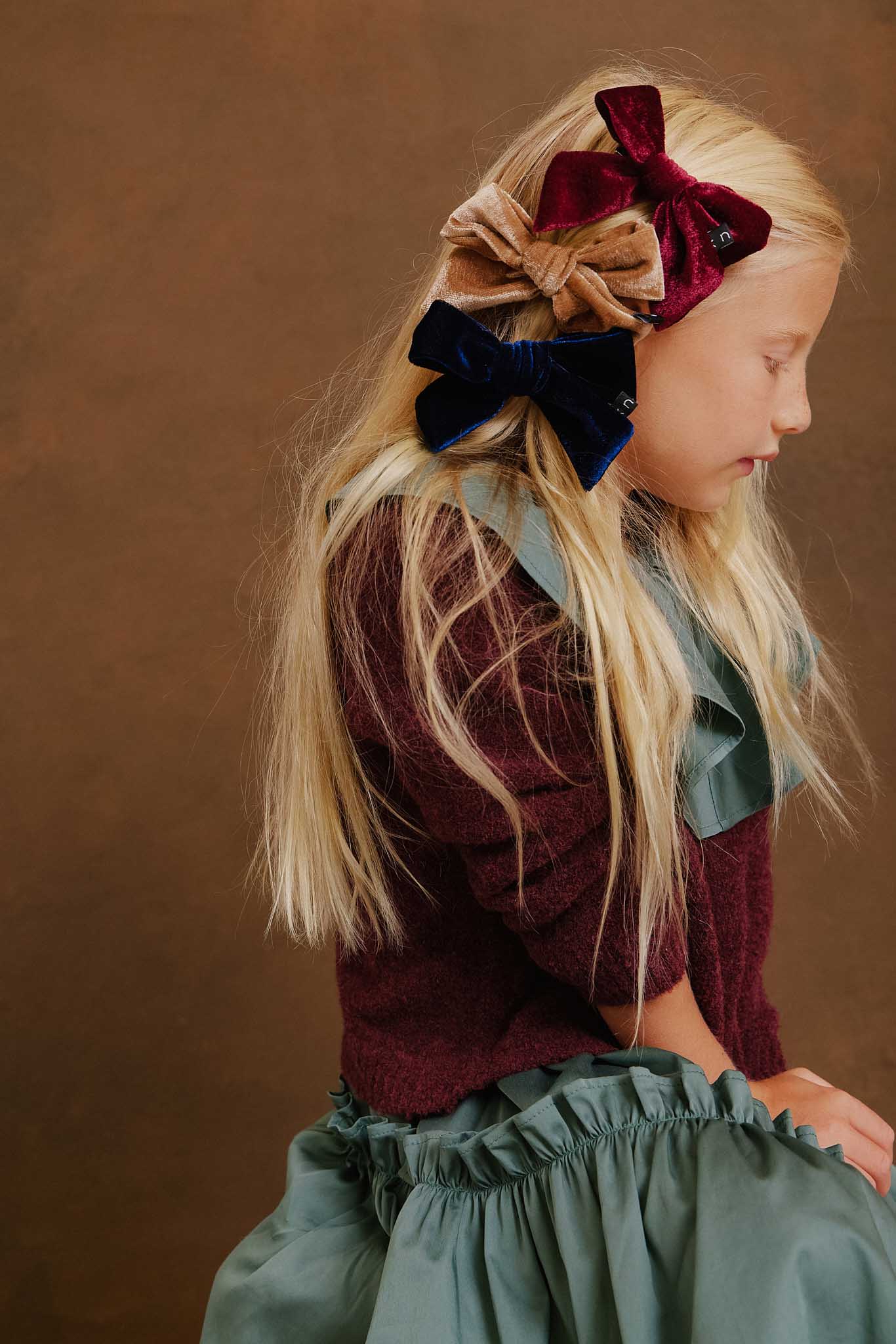 VELVET BOW CLIP AW23 - KNOT Hairbands