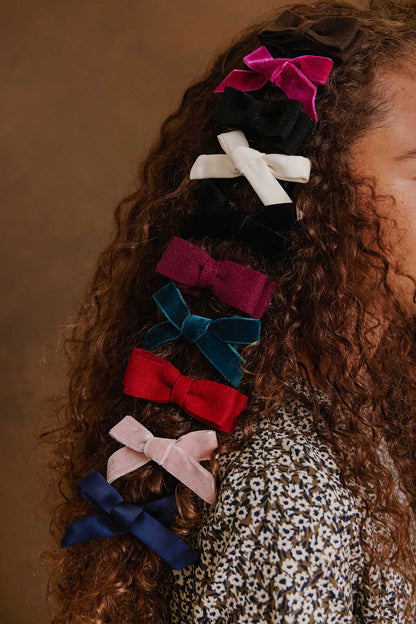RIBBON MINI BOW CLIP SET AW23 - KNOT Hairbands