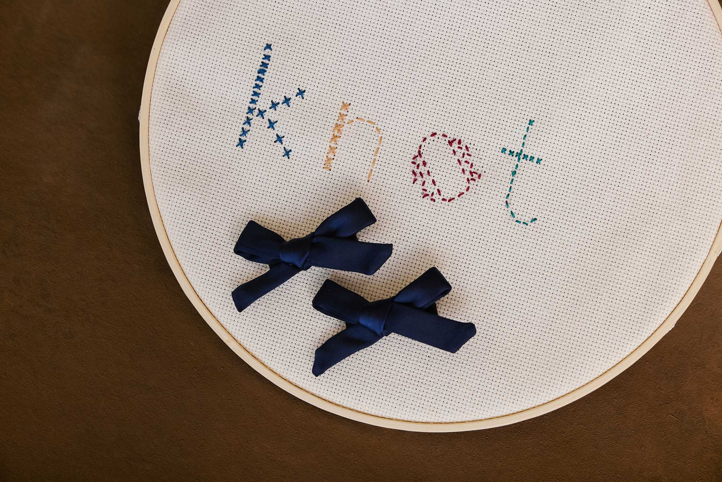 SILK MINI BOW CLIP SET AW23 - KNOT Hairbands