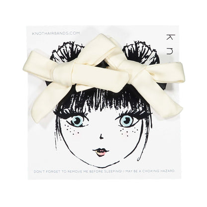 SILK MINI BOW CLIP SET AW23 - KNOT Hairbands