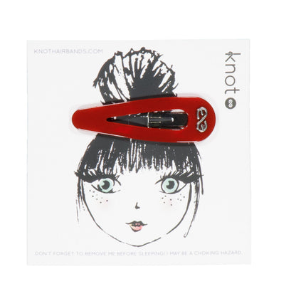 TORTOISE JUMBO CLIP - KNOT Hairbands