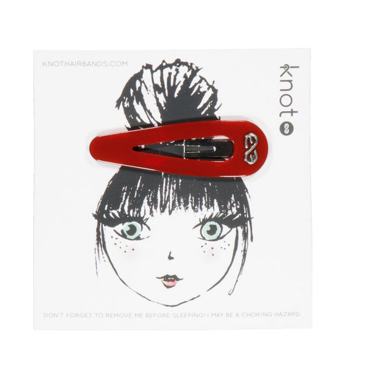 TORTOISE JUMBO CLIP - KNOT Hairbands