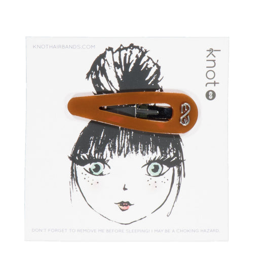 TORTOISE JUMBO CLIP - KNOT Hairbands