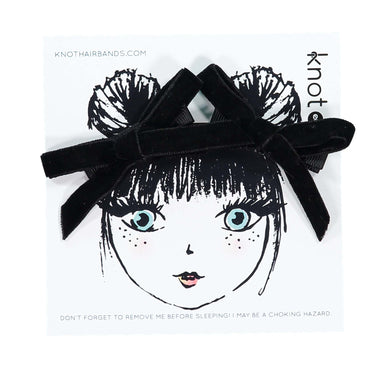 VELVET RIBBON MINI BOW SET AW25 - KNOT Hairbands