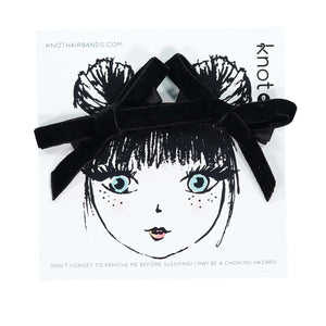 VELVET RIBBON MINI BOW SET AW25 - KNOT Hairbands