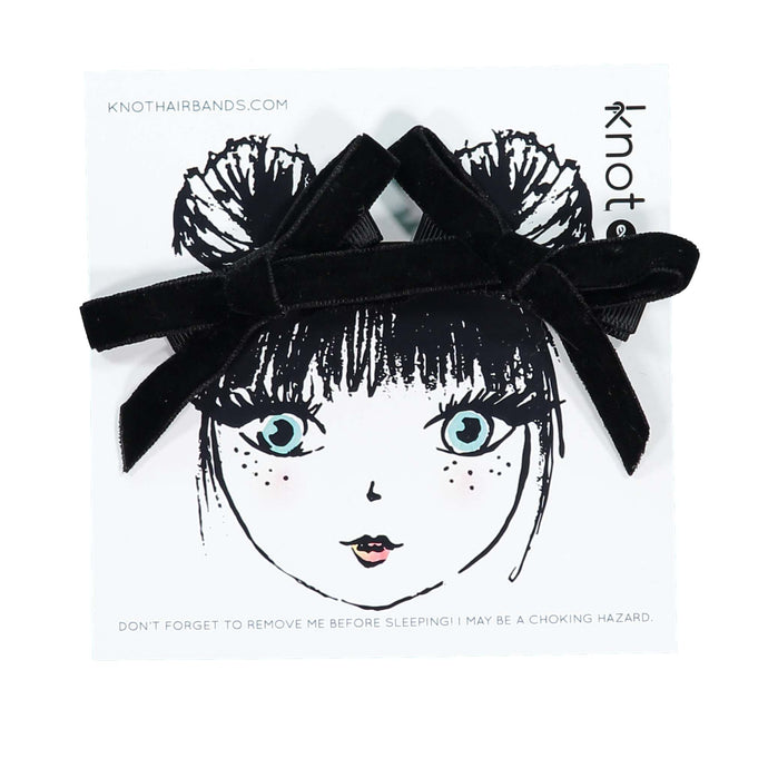 VELVET RIBBON MINI BOW SET AW25 - KNOT Hairbands