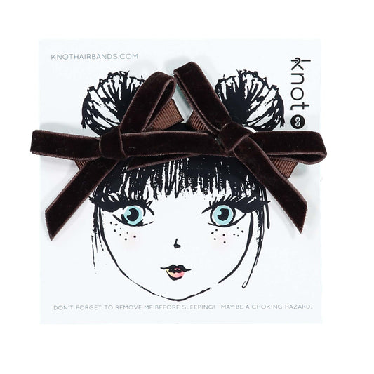 VELVET RIBBON MINI BOW SET AW25 - KNOT Hairbands