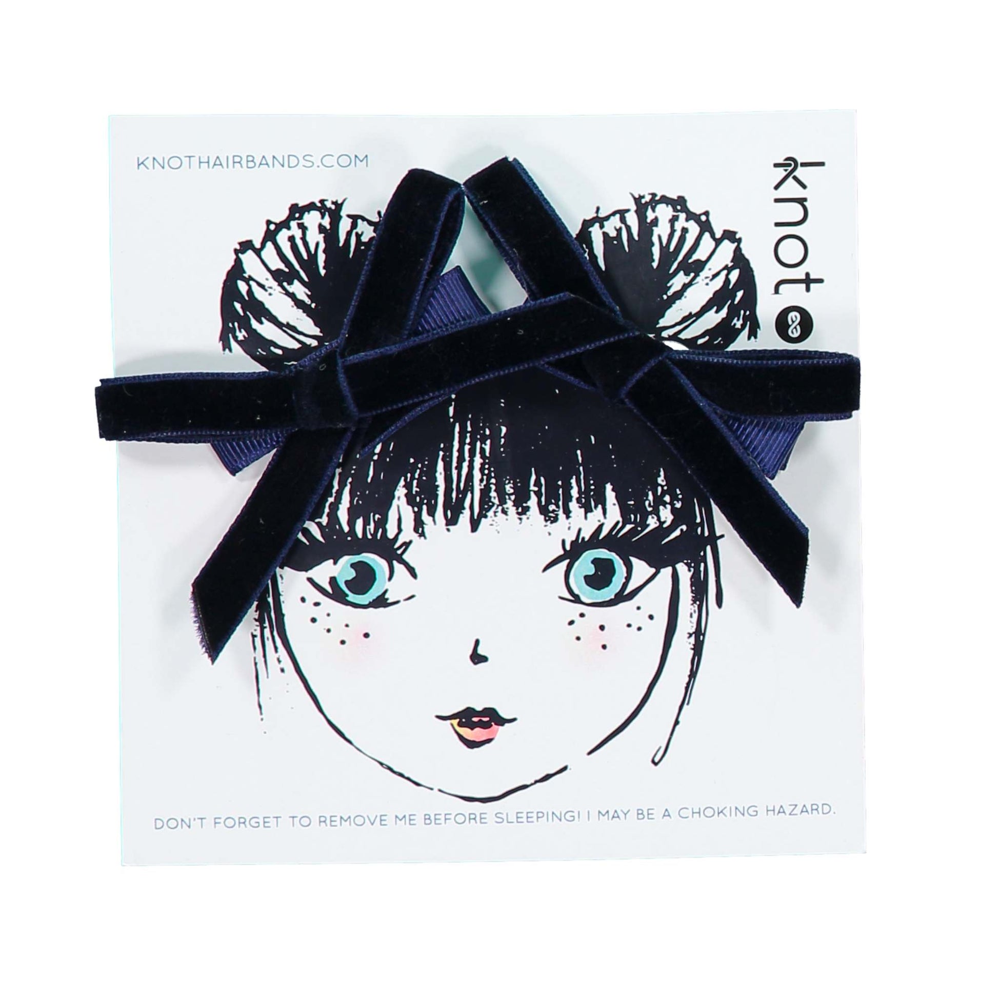 VELVET RIBBON MINI BOW SET AW25 - KNOT Hairbands