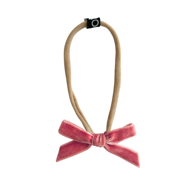 VELVET TRIM BAND - KNOT Hairbands