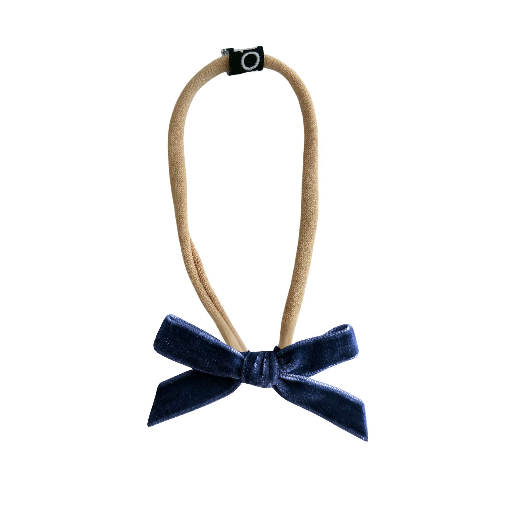 VELVET TRIM BAND - KNOT Hairbands