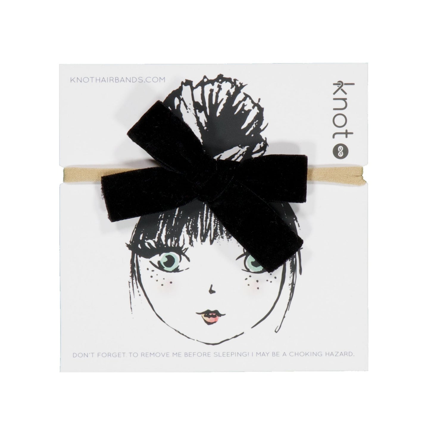 WINGTIP RIBBON MINI BOW BAND - KNOT Hairbands