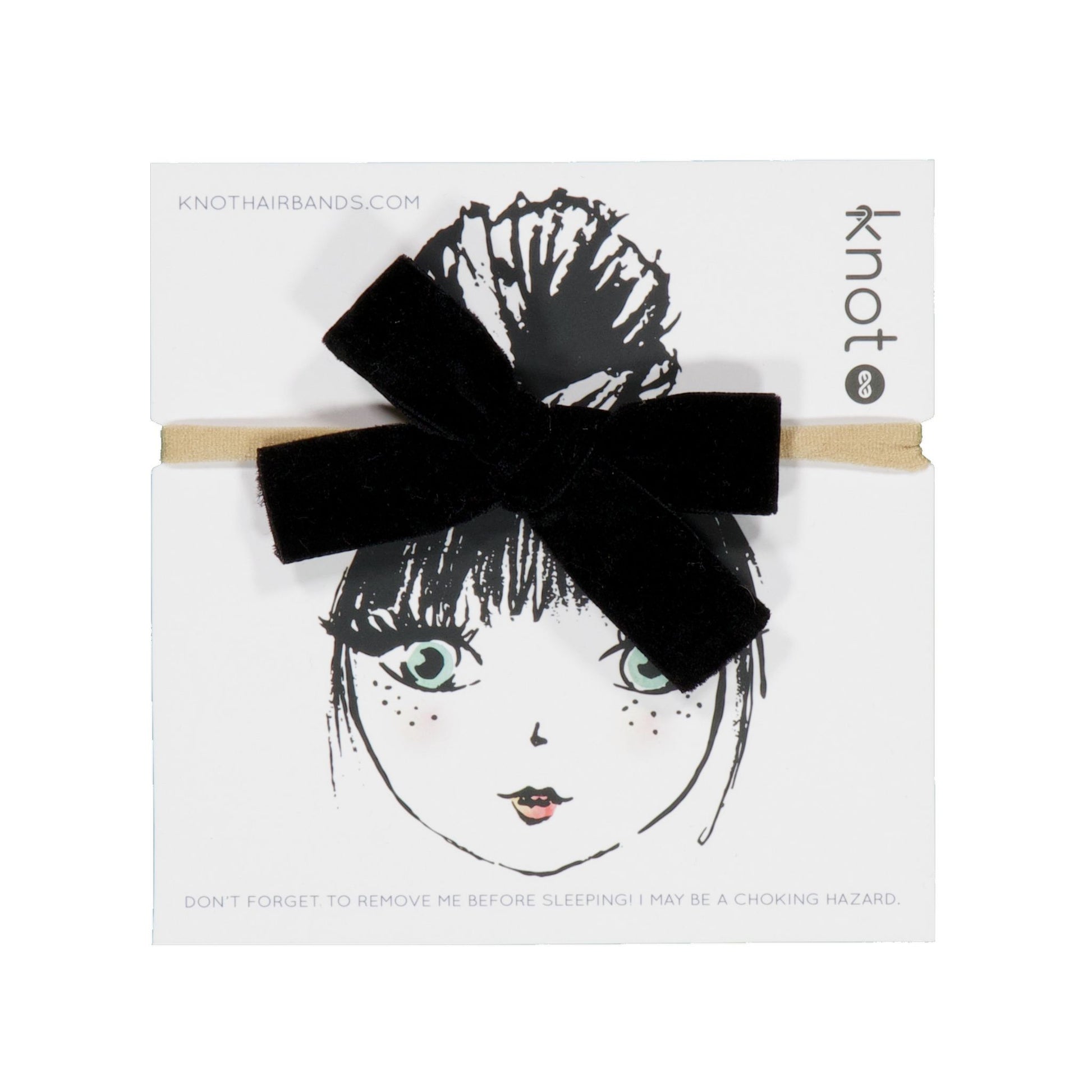 WINGTIP RIBBON MINI BOW BAND - KNOT Hairbands