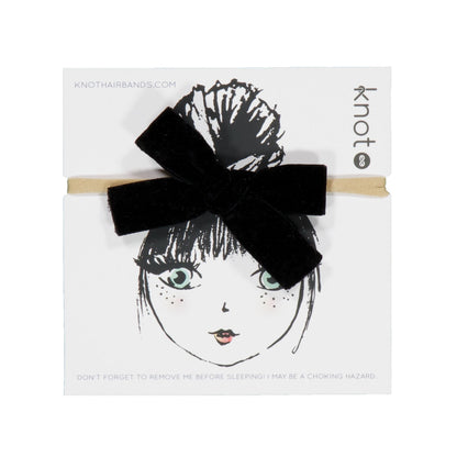 WINGTIP RIBBON MINI BOW BAND - KNOT Hairbands