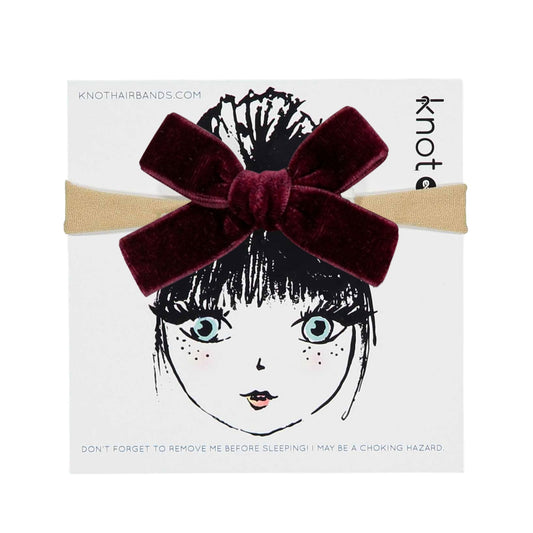 WINGTIP RIBBON MINI BOW BAND - KNOT Hairbands