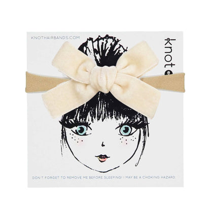 WINGTIP RIBBON MINI BOW BAND - KNOT Hairbands