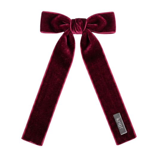 WINGTIP RIBBON BOW CLIP - KNOT Hairbands