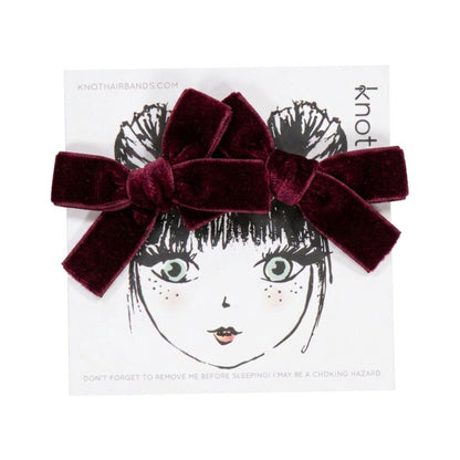 WINGTIP RIBBON MINI BOW SET - KNOT Hairbands