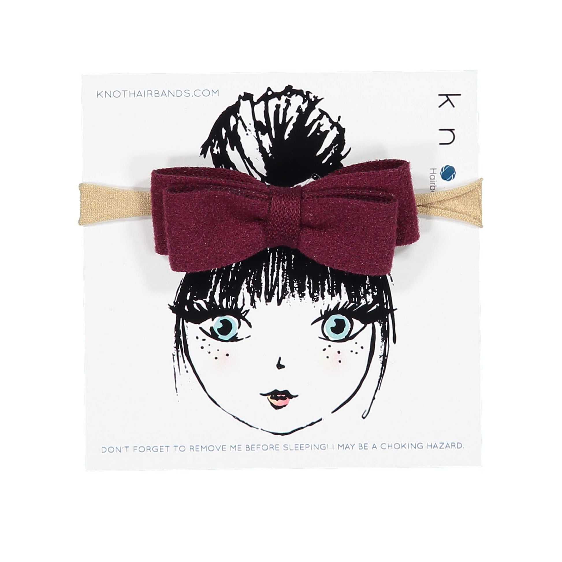 WOOL BOW BAND AW23 - KNOT Hairbands