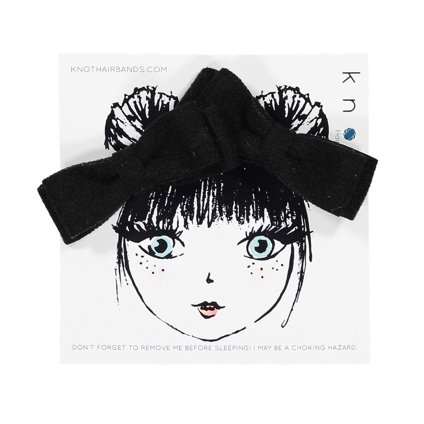 WOOL MINI BOW CLIP SET AW23 - KNOT Hairbands