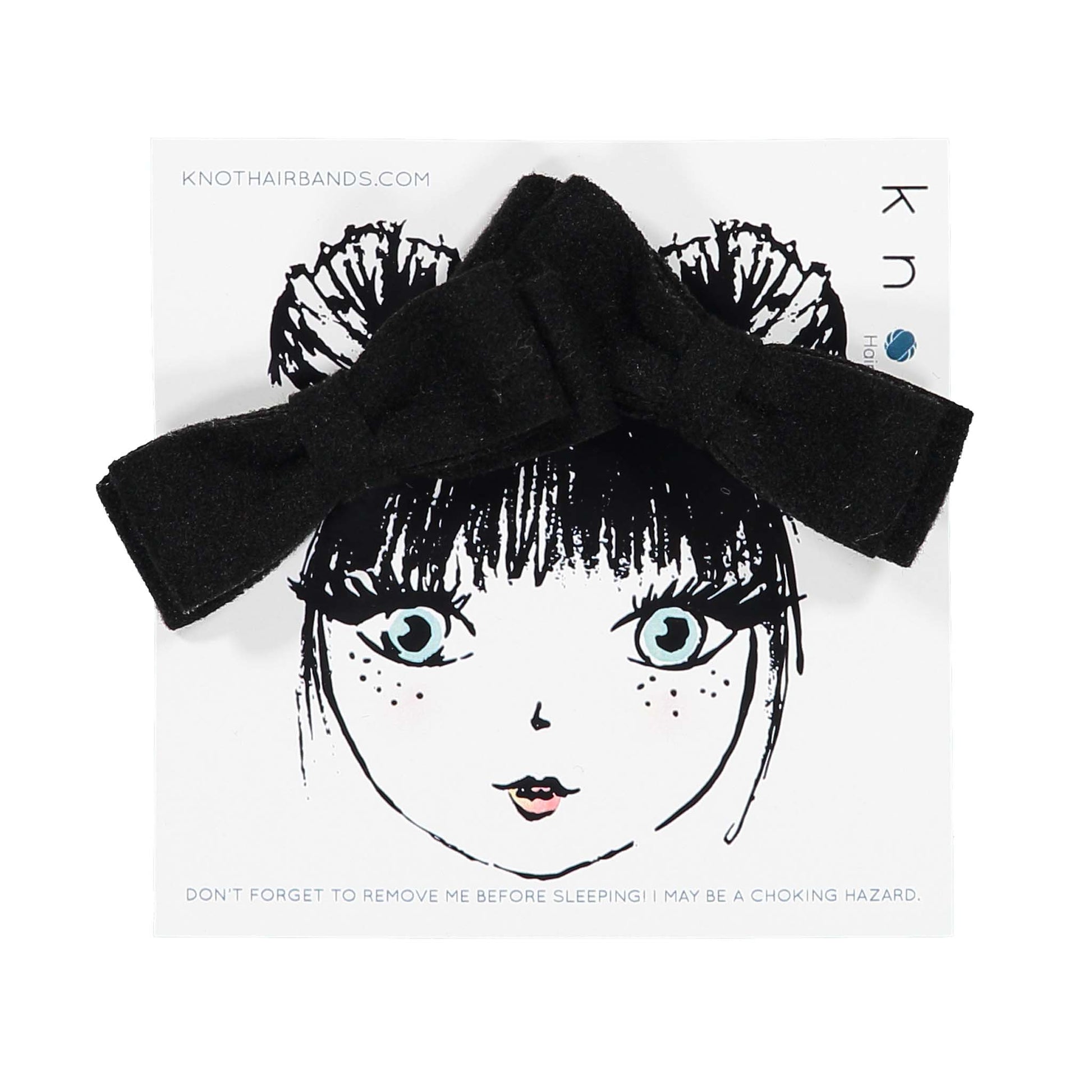 WOOL MINI BOW CLIP SET AW23 - KNOT Hairbands