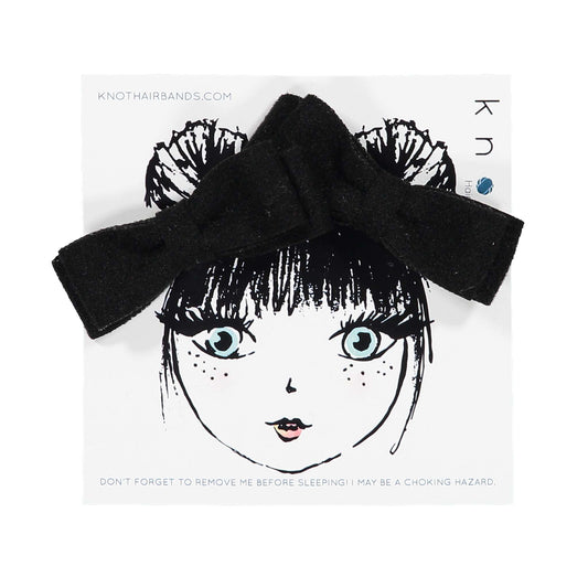 WOOL MINI BOW CLIP SET AW23 - KNOT Hairbands