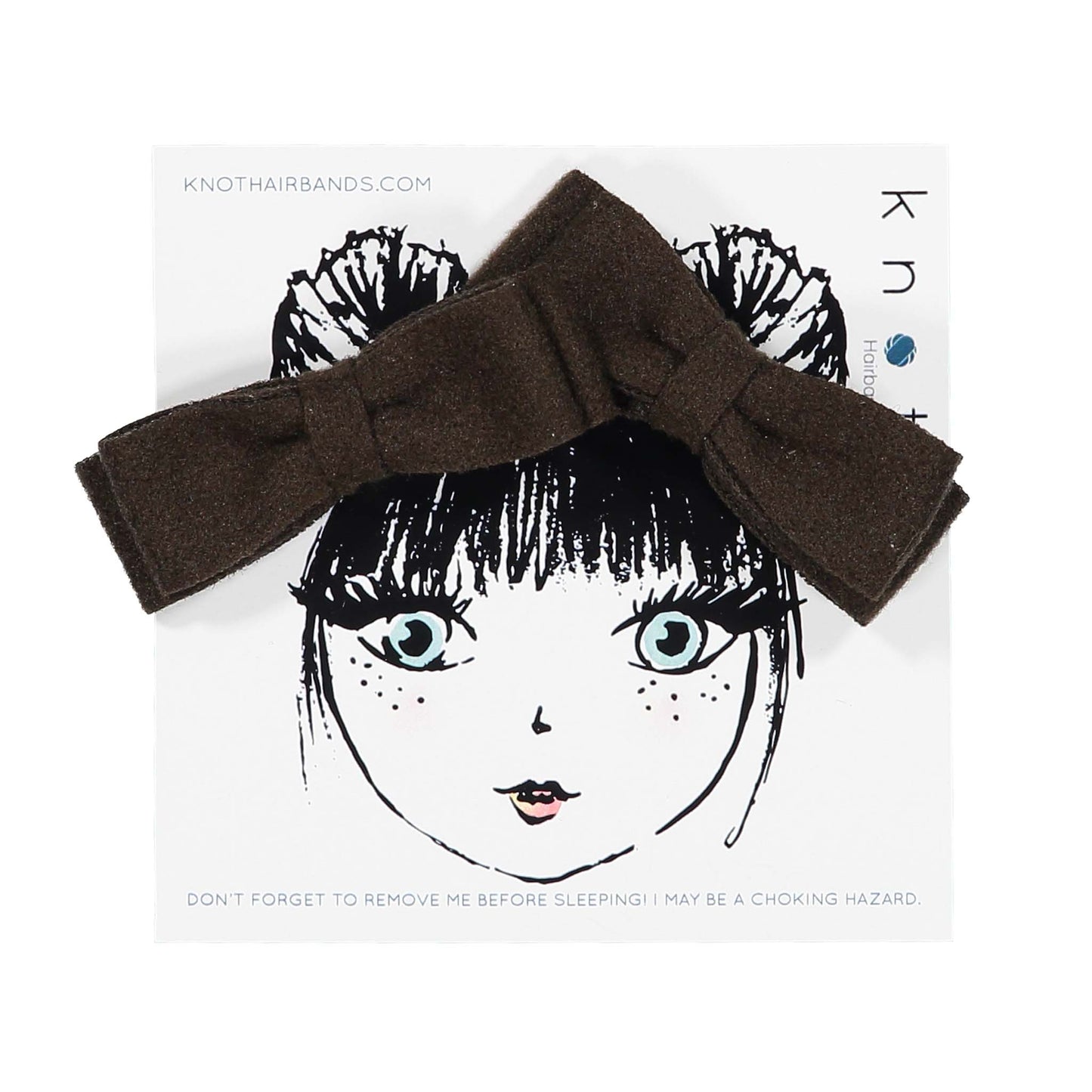 WOOL MINI BOW CLIP SET AW23 - KNOT Hairbands