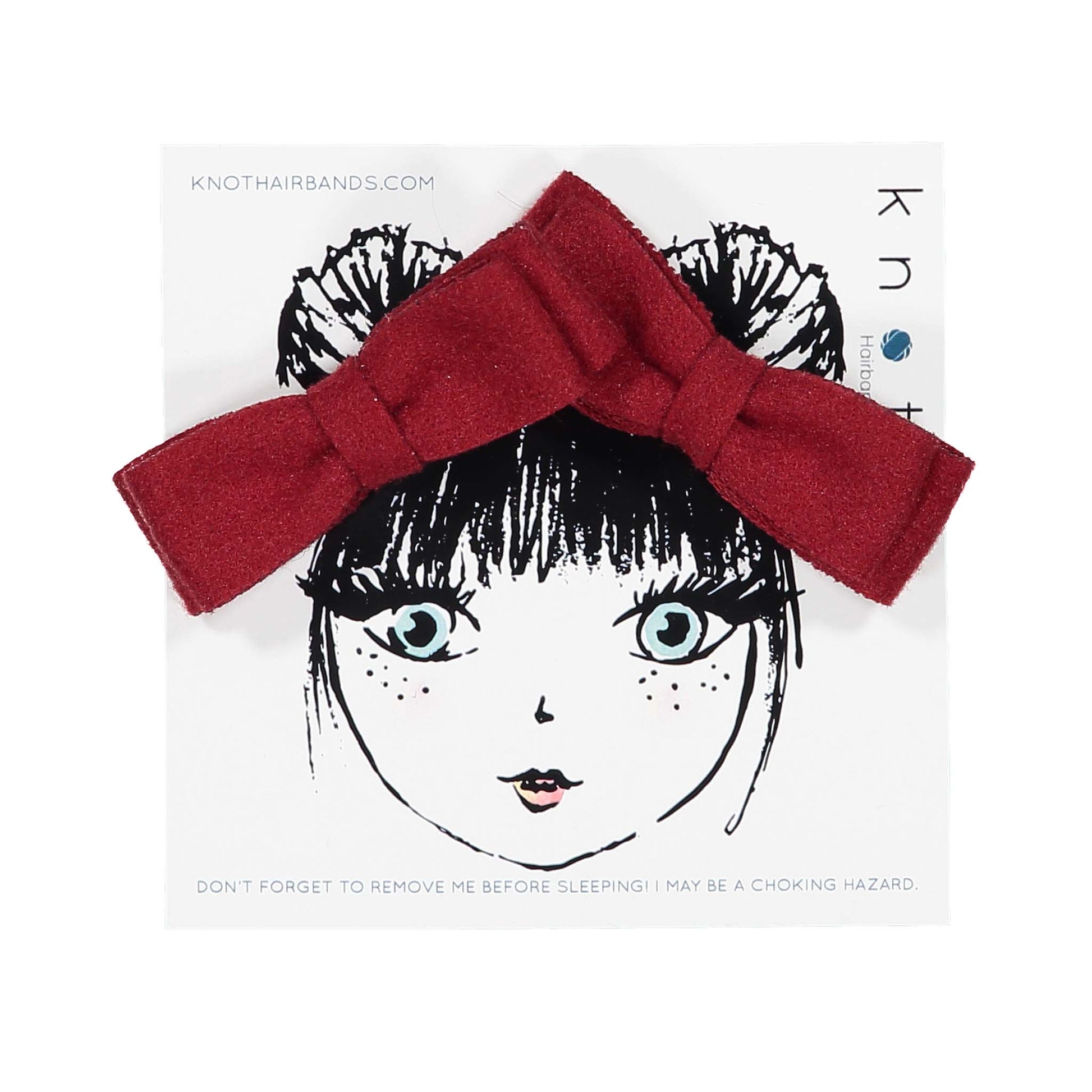 WOOL MINI BOW CLIP SET AW23 - KNOT Hairbands