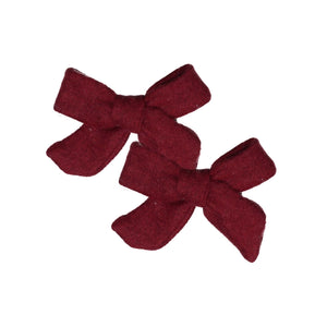 WOOLEN CLIP SET - KNOT Hairbands