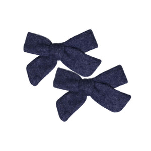 WOOLEN CLIP SET - KNOT Hairbands