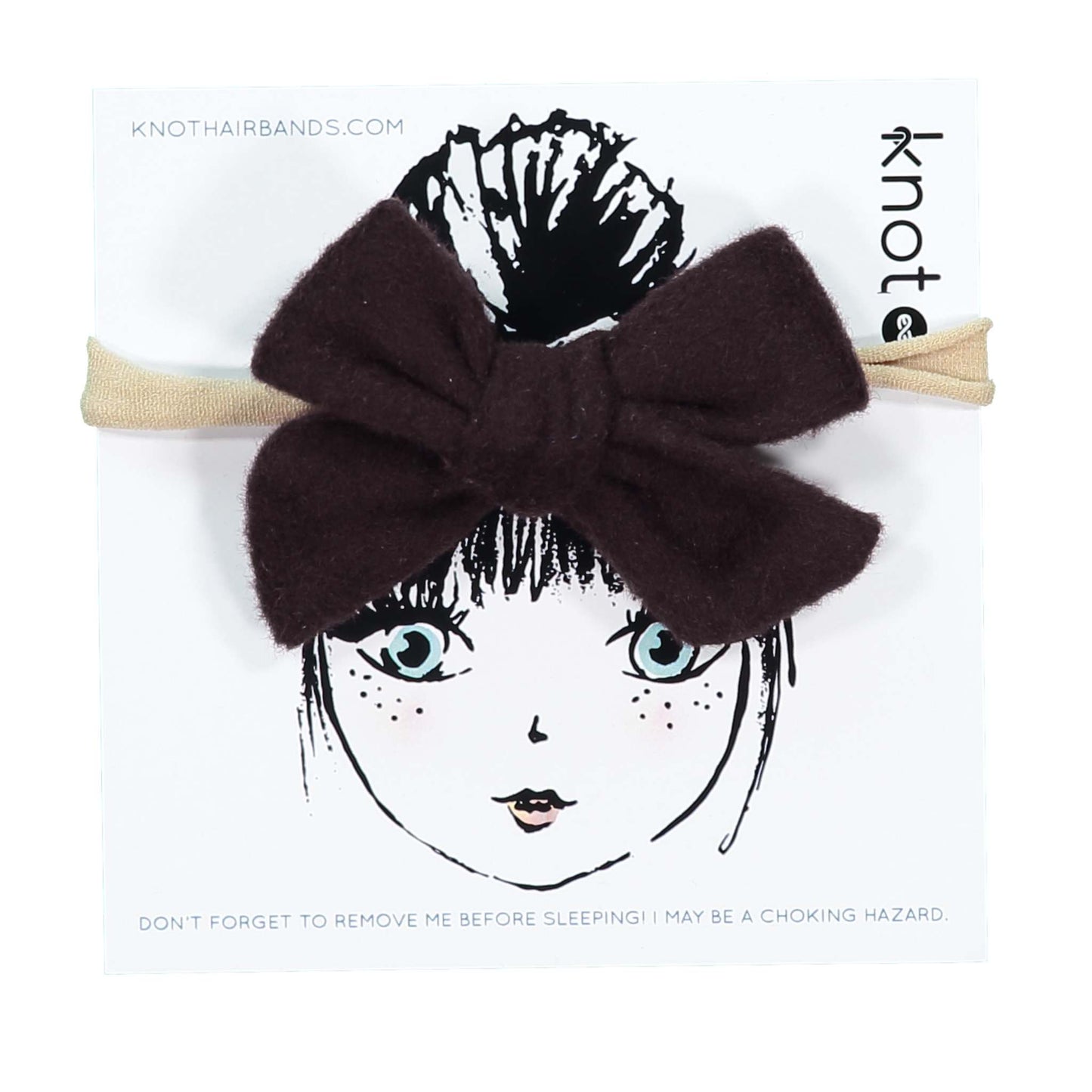 WOOLLY MINI BOW BAND - KNOT Hairbands