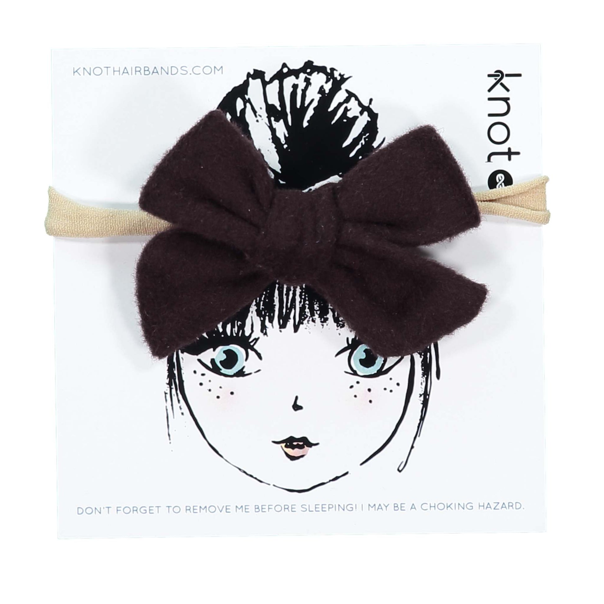 WOOLLY MINI BOW BAND - KNOT Hairbands