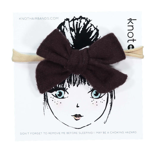 WOOLLY MINI BOW BAND - KNOT Hairbands