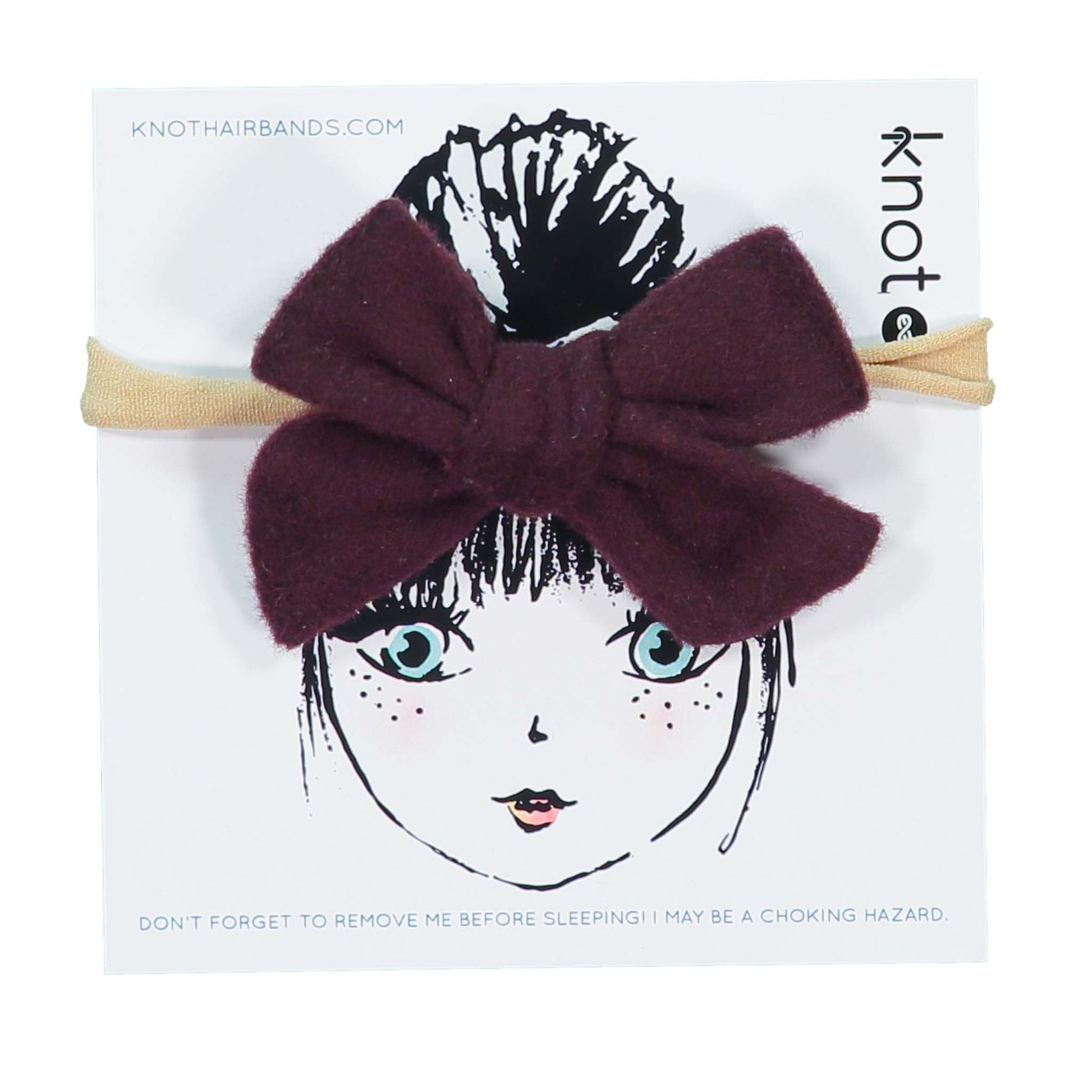 WOOLLY MINI BOW BAND - KNOT Hairbands