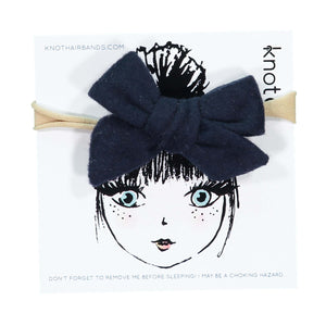 WOOLLY MINI BOW BAND - KNOT Hairbands